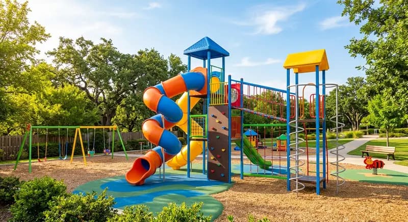 Children learning and playing