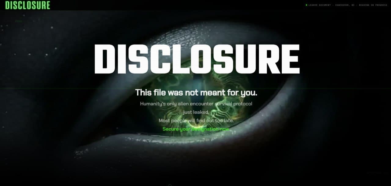 Disclosure screenshot