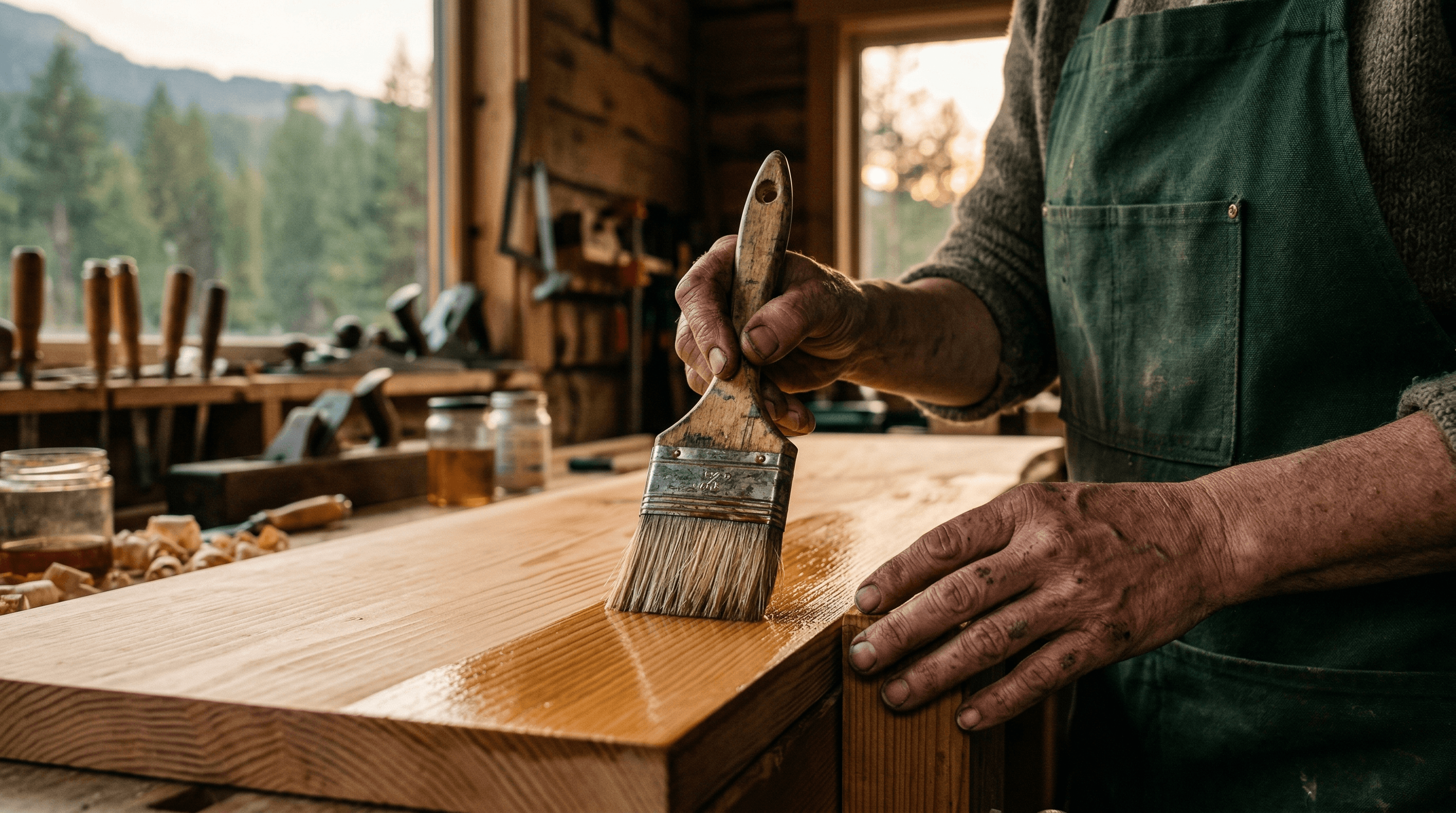 Real website photos that build trust: a local storefront, team at work, and finished project shown as proof