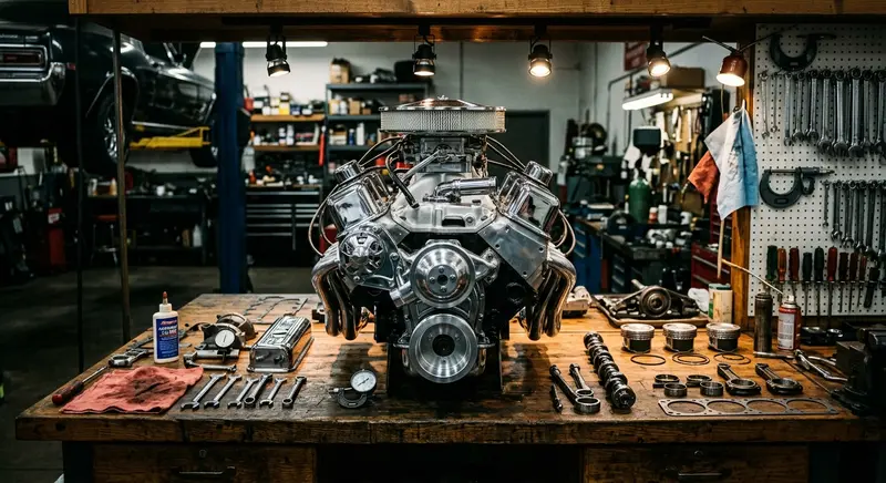 Engine work in progress