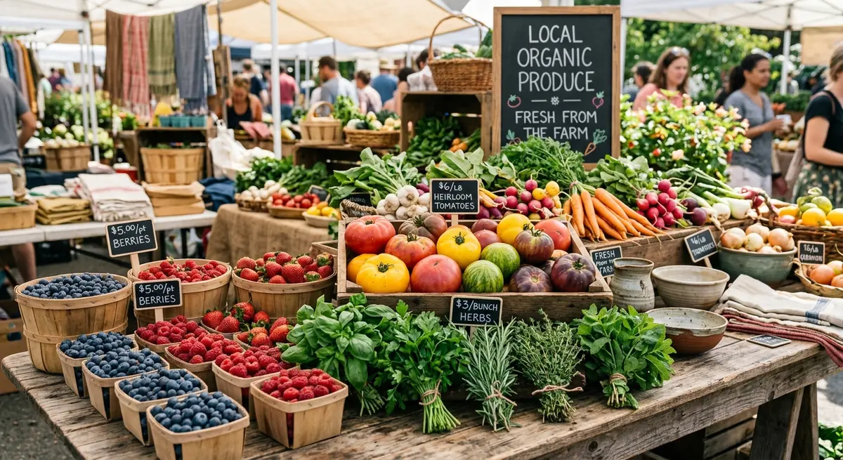 Farmers' Market Display