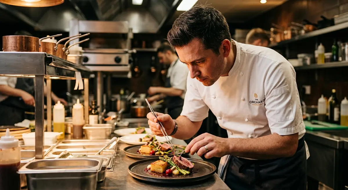 Chef Marco in the kitchen — The Copper Table