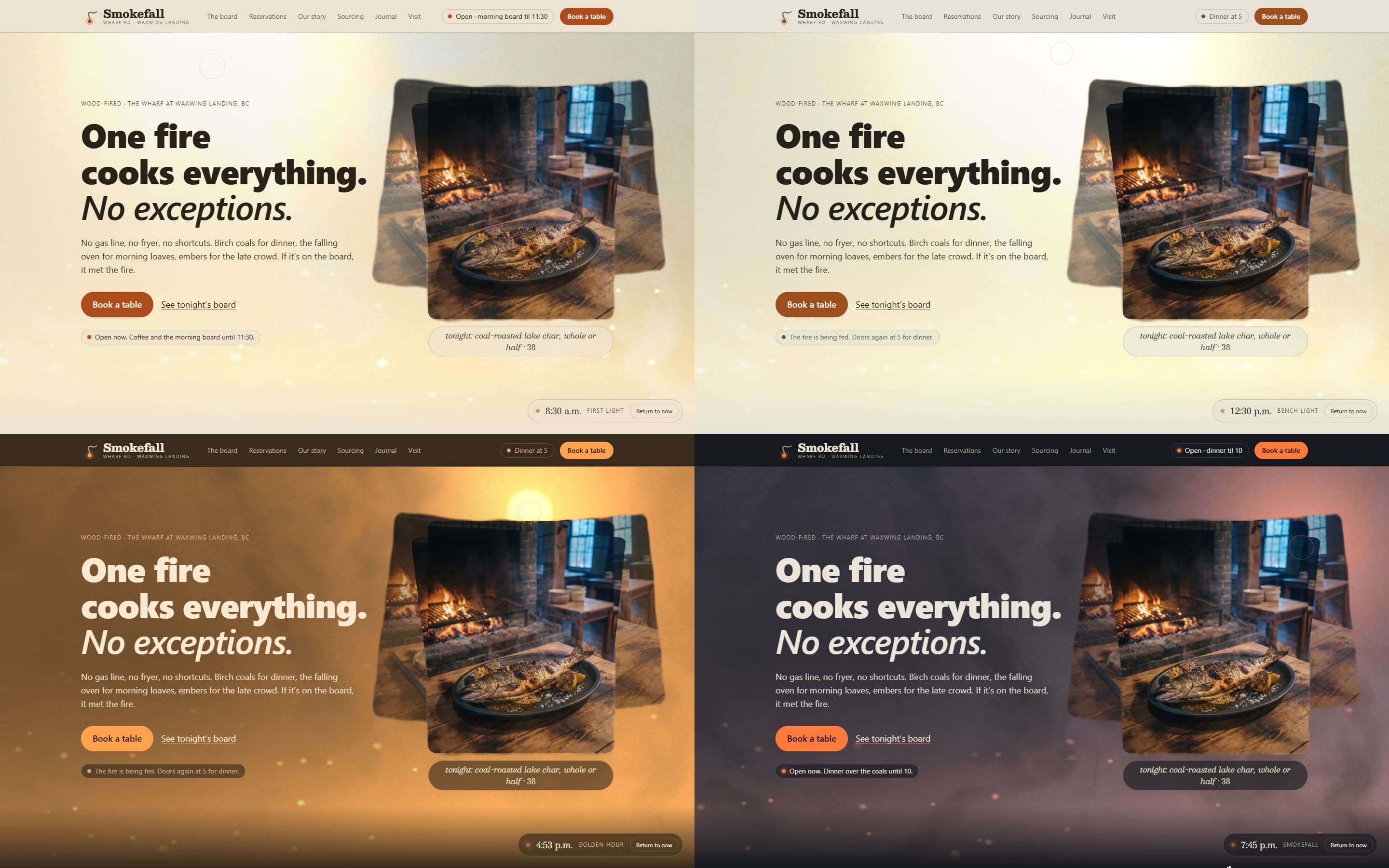 Smokefall website by Kootenay Made Digital